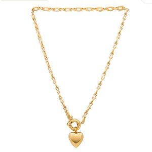 Petit Moments: Beagan Necklace in Gold. Size: One Size. 16.75". Color: Gold.